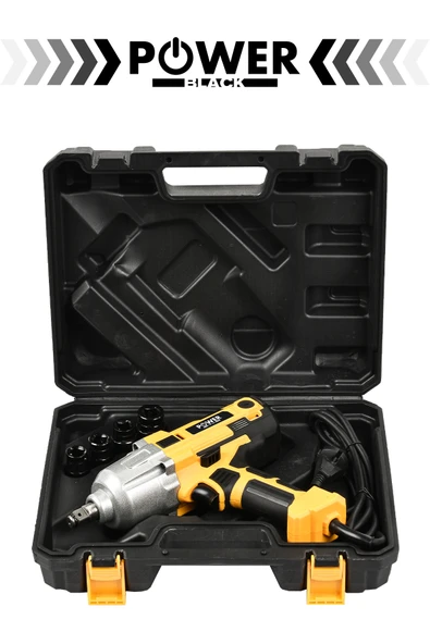 POWER BLACK ELEKTİRİKLİ SOMUN SÖKME 450 W 2 METRE KABLOLU - Resim 2