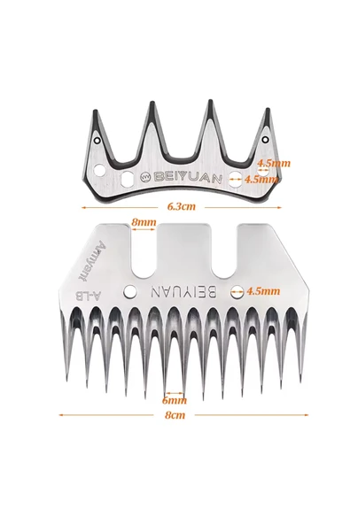 POWER BLACK BEİYUAN Koyun Kırkma Makinesi Yedek Bıçağı Takımı Dar - Resim 4