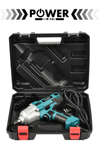 POWER BLACK Elektrikli Somun Sıkma Sökme Makinesi 450 w - Resim 2