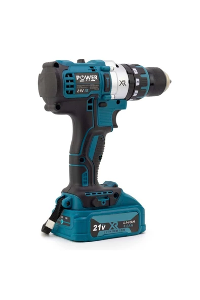 POWER BLACK ULTRA GÜÇLENDİRİLMİŞ ÇELİK ŞANZIMAN 50 UÇ SETİ HEDİYELİ ŞARJ GÖSTEGELİ MATKAP - Resim 7