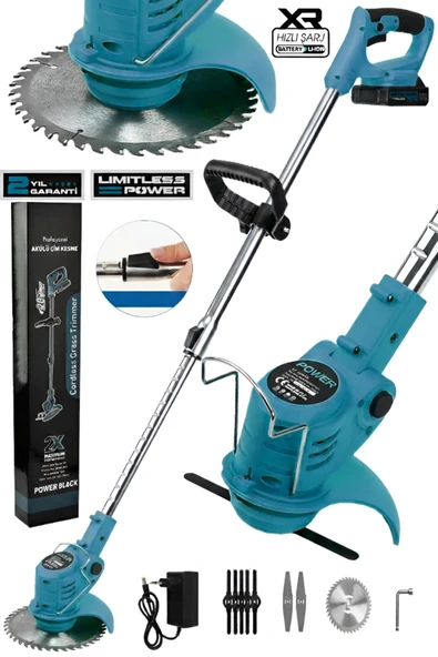 POWER BLACK ULTRA GÜÇLÜ 21 V ŞARJLI TIRPAN XR Li-Ion 21V. 1500mAh (çift akü) Yüksüz Hız: 6000r/min. ürün görseli 1