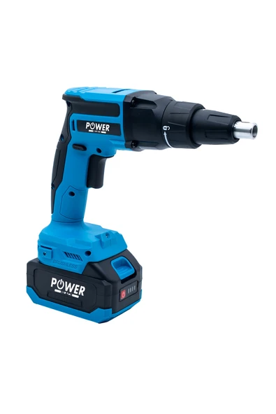 POWER BLACK ŞARJLI ALÇIPAN VİDALAMA MAVİ 58 vf 12 ah 2 bataraya 1 şarj cihazı - Resim 6