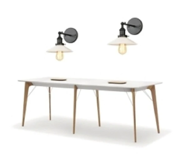 RİOLİGHT RETRO TEKLİ METAL APLİK ŞAPKA ÇAPI:23CM NOT: 1 ADET FİYATIDIR. - Resim 2