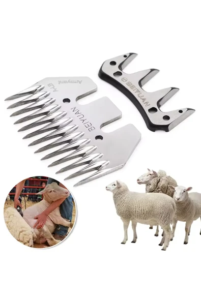 POWER BLACK BEİYUAN Koyun Kırkma Makinesi Yedek Bıçağı Takımı Dar - Resim 2