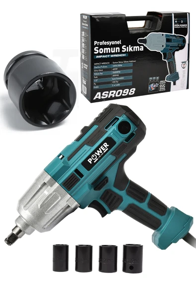 POWER BLACK Elektrikli Somun Sıkma Sökme Makinesi 450 w ürün görseli 1