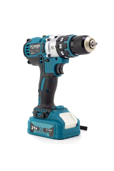 POWER BLACK ULTRA GÜÇLENDİRİLMİŞ ÇELİK ŞANZIMAN 50 UÇ SETİ HEDİYELİ ŞARJ GÖSTEGELİ MATKAP - Resim 3