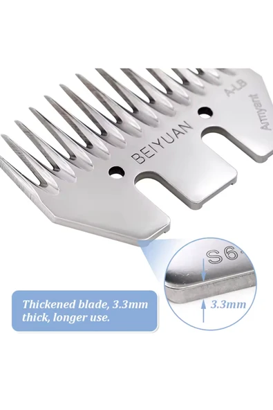 POWER BLACK BEİYUAN Koyun Kırkma Makinesi Yedek Bıçağı Takımı Dar ürün görseli 1