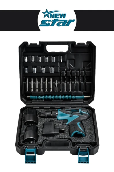Newstar Metal Şanzıman Çift Akülü Vidalama 24 Adet Set Hediye - Resim 3