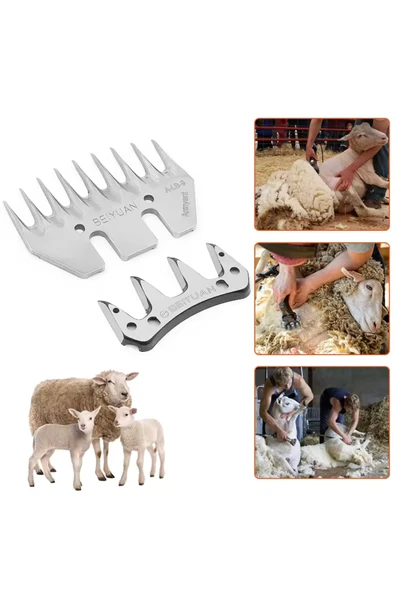 POWER BLACK BEİYUAN Koyun Kırkma Makinesi Yedek Bıçağı Takımı Dar - Resim 3