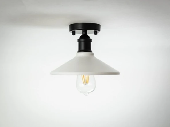 RİOLİGHT RETRO TEKLİ METAL SARKIT AVİZE ŞAPKA ÇAPI: 22CM ürün görseli 1