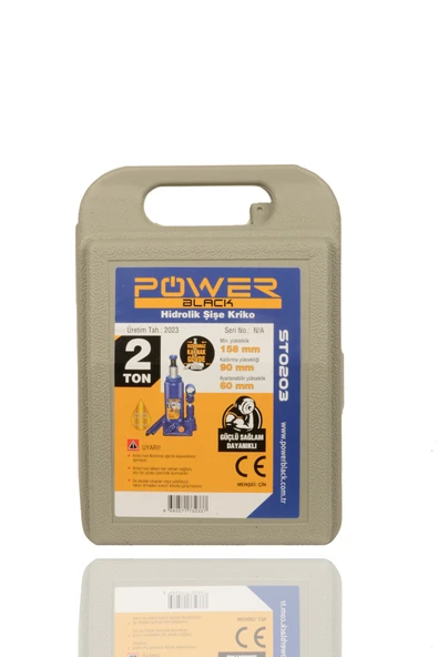 POWER BLACK 2 Ton Kriko POWER BLACK ton POWER BLACK 2 Ton Kriko ÇANTALI - Resim 2