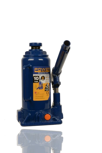 POWER BLACK Germany Çelik Şase 10 Ton Hidrolik Araba Krikosu Şişe Kriko ürün görseli 1