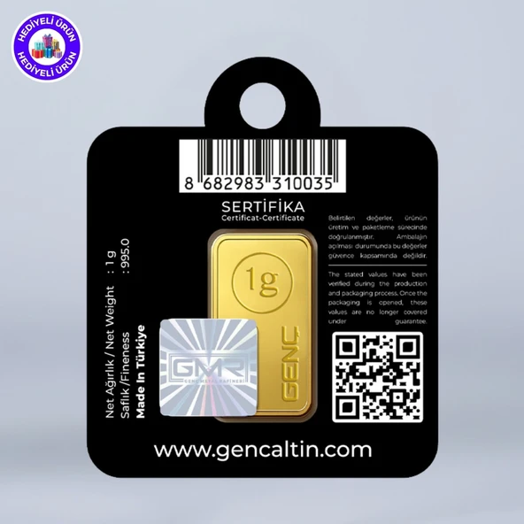 GMR E-Gümüş 1gr 24 Ayar Gram Altın - Resim 2