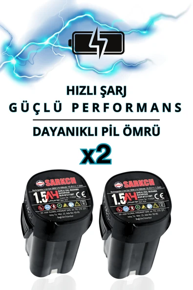 Mur-Cell 9907 Şarjlı Dal Budama Makası 30mm Kesme Çapı Yedek Bıçaklı - Resim 4