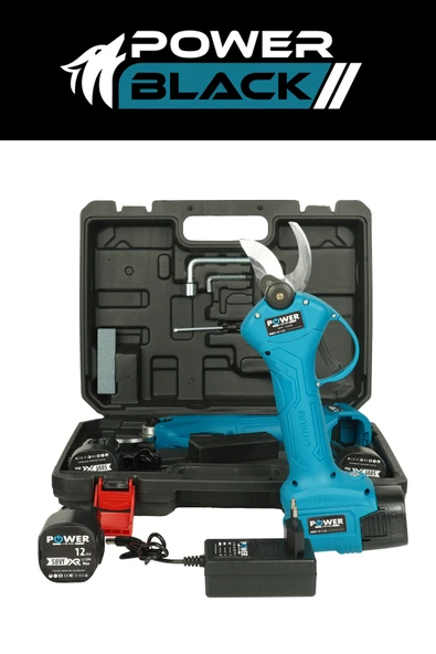 POWER BLACK 58 V Dal Budama F11 Şarjlı Makas ürün görseli 1