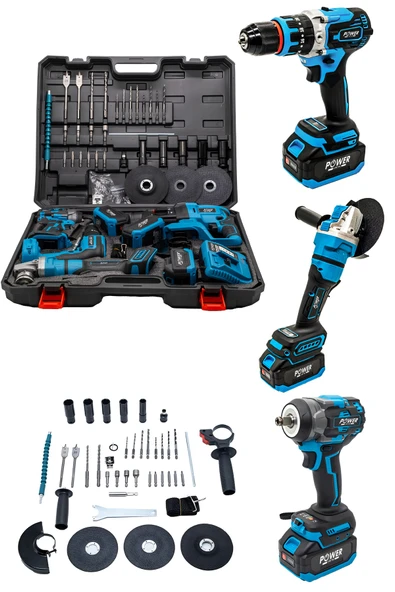 POWER BLACK pro 3 lü set somun sıkma taşlama hilti ürün görseli 1
