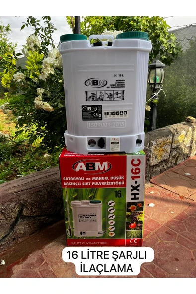 POWER BLACK ULTRA GÜÇLÜ 16 LİTRE ŞARJLI İLAÇLAMA MAKİNESİ ürün görseli 1