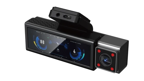 TECHSMART TCHS-X13 3 KANAL 4K+2K+2K ADAS+BSD ARAÇ İÇİ KAMERA - Resim 6