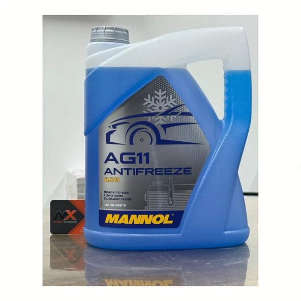 2025 Üretimli Mannol Yüksek Performanslı Donmayan Formül Hazır Kullanım Mavi Antifriz 5L -40 +125°c ürün görseli 1