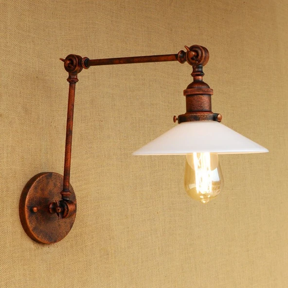 RİOLİGHT RETRO ÜÇ MAFSALLI HAREKETLİ BAŞLIK METAL APLİK ŞAPKA ÇAPI:22CM ürün görseli 1