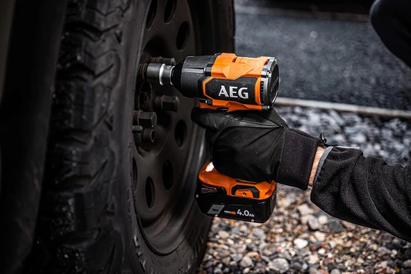 AEG BSS 18MTF12BL- 402C 2x4.0 Ah Çift Akülü Darbeli Somun Sıkma - 4935479664 - Resim 7