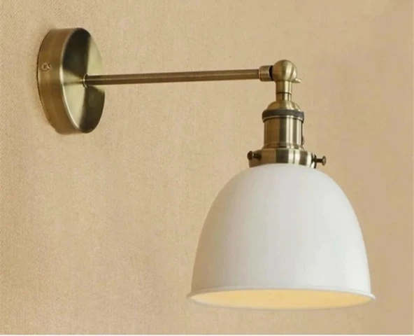 RİOLİGHT RETRO MAFSALLI HAREKETLİ BAŞLIK METAL DUVAR APLİK ürün görseli 1