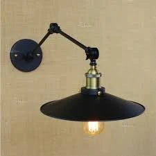 RİOLİGHT SİYAH ESKİTME DUYLU MAFSALLI APLİK ÇAP:23 CM ürün görseli 1