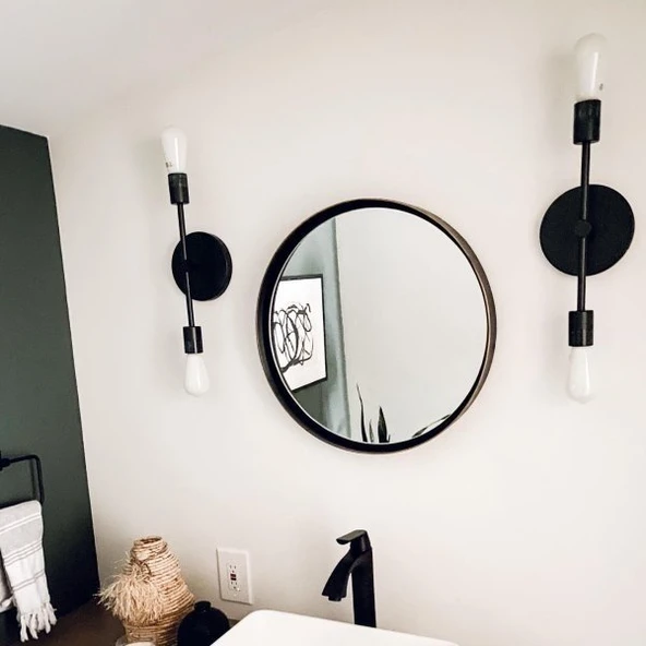 RİOLİGHT RETRO İKİLİ METAL DUVAR APLİK ürün görseli 1