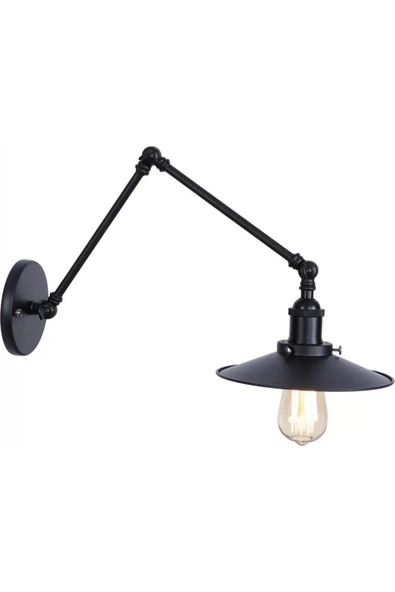 Riolight  Retro Siyah Üç Mafsallı Aplik - Resim 3