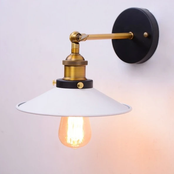 RİOLİGHT RETRO MAFSALLI HAREKETLİ BAŞLIK METAL APLİK ŞAPKA ÇAPI: 22CM ürün görseli 1