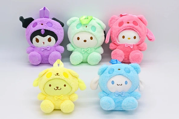 Peluş Kawaii Kuromi My Melody ve Cinnamoroll Sırt Çantası ürün görseli 1