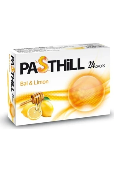 Pasthill Bal Ve Limon 24 Pastil (SKT:08/2028) ürün görseli 1