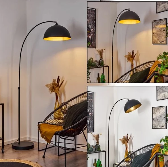 RİOLİGHT RETRO 3 RUSTİK MAFSALLI HAREKETLİ BAŞLIK METAL KÖŞE LAMBASI LAMBADER - Resim 4