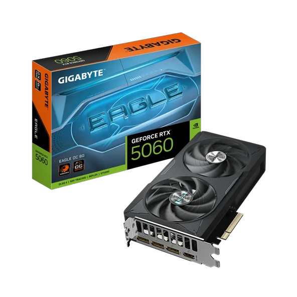 GIGABYTE GeForce RTX 5060 EAGLE OC 8G GDDR7 DLSS 4 ürün görseli 1