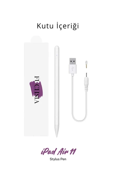 iPad AIR M3 Çipli A3267 A3269 2025 Uyumlu Avuç İçi Algılamayan Dokunmatik Yazım ve Çizim Kalemi - Resim 6