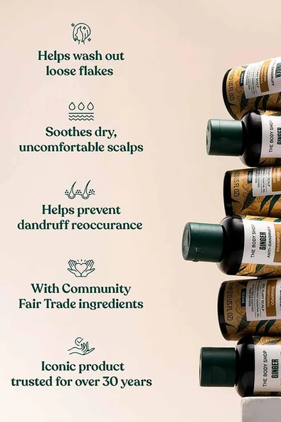 The Body Shop Zencefil Özlü Kepek Karşıtı Şampuan 400ML - Resim 6