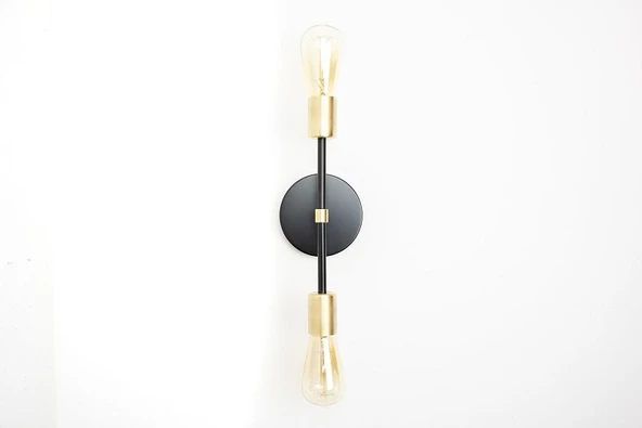 RİOLİGHT MODERN İKİLİ METAL APLİK ürün görseli 1