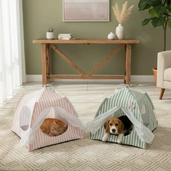Evcil Hayvan Katlanabilir Oyun Çadırı ürün görseli 1