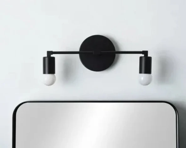 RİOLİGHT MODERN İKİLİ METAL APLİK ürün görseli 1