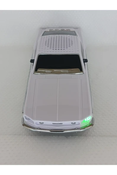 Oyuncak Klasik Araba Kablosuz Bluetooth Hoparlör Speaker Fm Radyo SD Kart USB Müzik Çalar - Resim 5