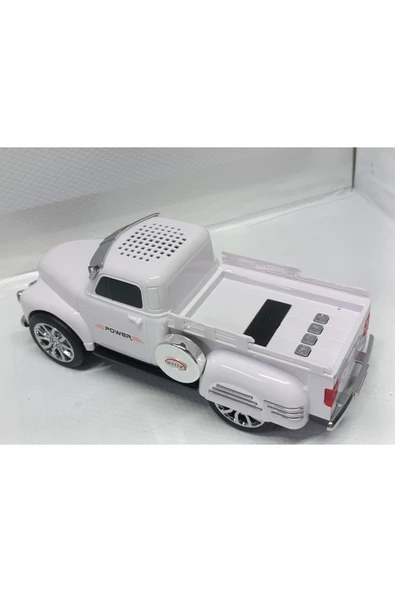 Nostaljik Bluetooth Radyo Fm Tf Mp3 Speaker Kamyon - Resim 5