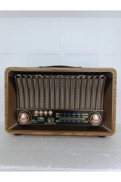 Klasik Radyo Bluetooth Hoparlör Fm Radyo Usb Tf Aux Ses Bombası Müzik Çalar Mp3 Çalar ürün görseli 1