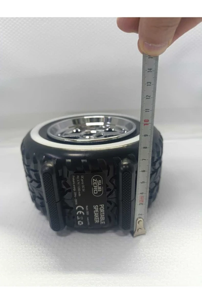 IŞIKLI  LASTİK SES BOMBASI GALERİCİLER OTO TAMİRCİLER İÇİN GÖRSEL RGB IŞIKLI HOPARLÖR - Resim 5