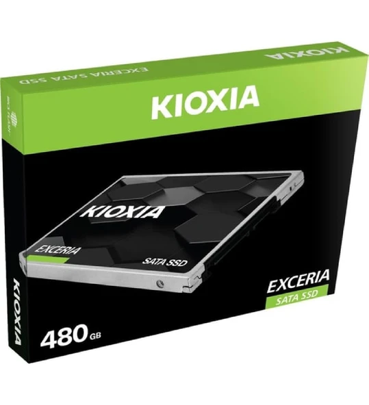 480 GB KIOXIA EXCERİA SATA3 2.5'' 3D NAND SSD 555MB-540MB/s (LTC10Z480GG8) - Resim 2