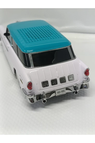 WS-1955 Ledli Araba Usb-Tf-Fm Radyo Bluetooth Hoparlör - Resim 3