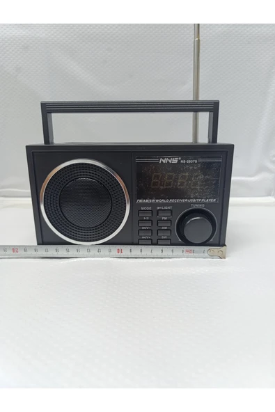 Solar Radyo Güneş Enerjili Bluetooth SD kart Aux Fenerli - Resim 6