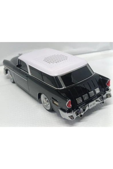 WS-1955 Ledli Araba Usb-Tf-Fm Radyo Bluetooth Hoparlör - Resim 6