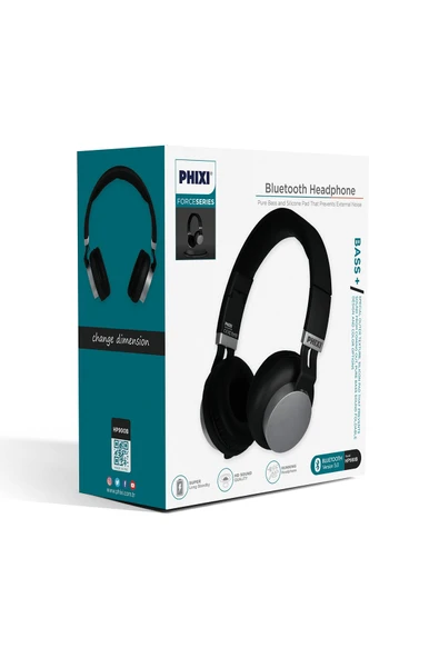 Kablosuz Katlanabilir Kafaüstü Kulaklık Bluetooth 5.0V Mikrofonlu HD Ses - Resim 3