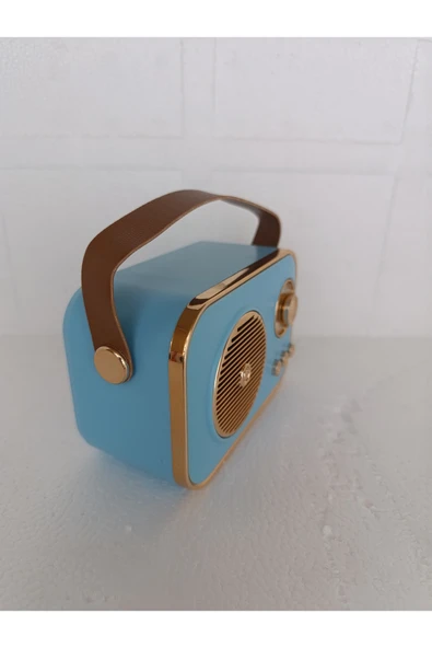 Speaker Fm Radyo Bluetooth Hoparlör Mp3 Çalar Usb Tf Aux Ses Bombası Kablosouz Hoparlör - Resim 5