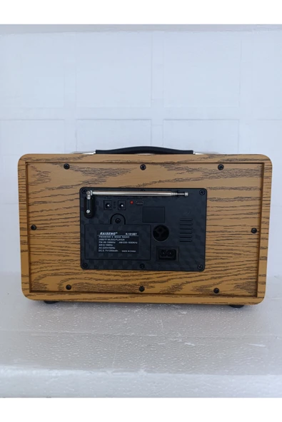 Klasik Radyo Bluetooth Hoparlör Fm Radyo Usb Tf Aux Ses Bombası Müzik Çalar Mp3 Çalar - Resim 4